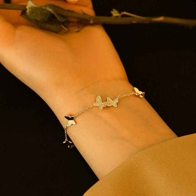 Butterfly Bracelet Women Jewelry-Fashion Bracelets & Bangles-StylinArts