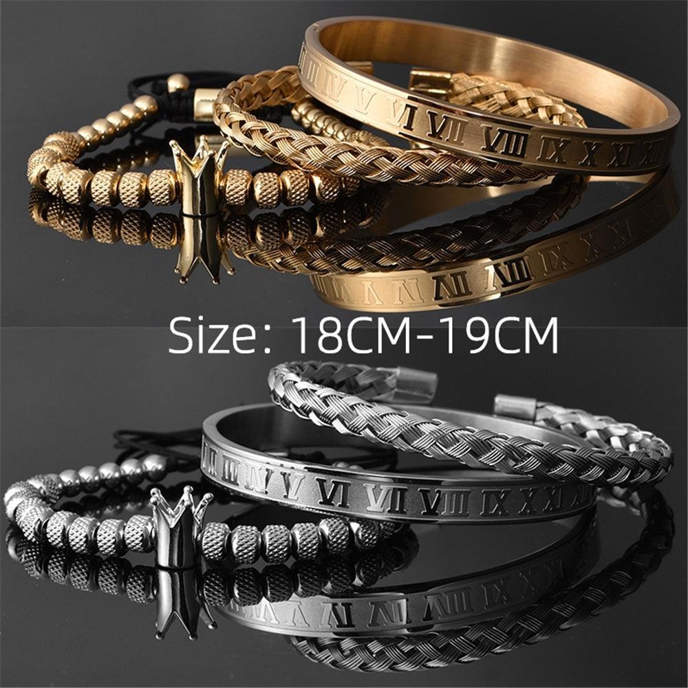 Royal Crown Charm Bracelet-Fashion Bracelets & Bangles-StylinArts