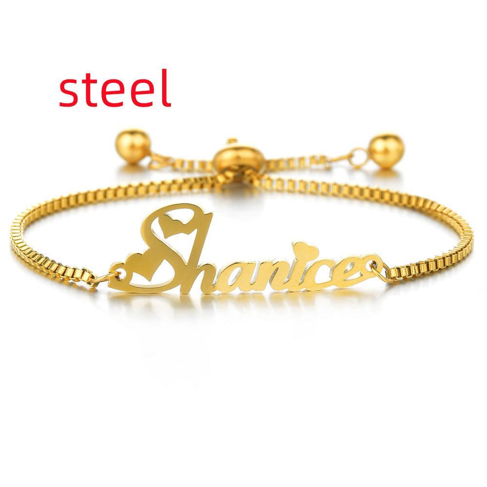 Fashionable And Personalized Stainless Steel Customized Bracelet-Fashion Bracelets & Bangles-StylinArts