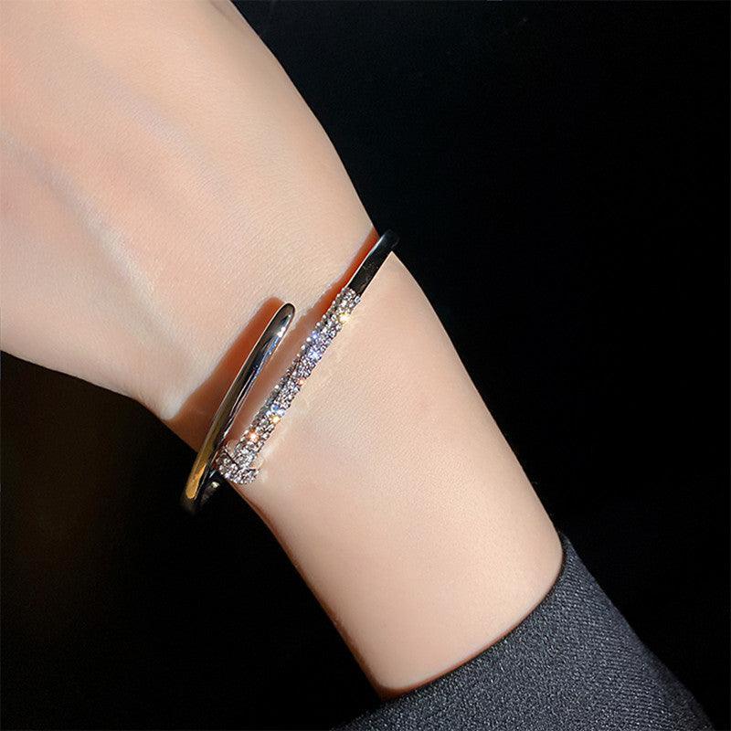 Open Bangle Bracelet-Fashion Bracelets & Bangles-StylinArts