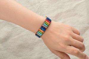 Color Burst Positivity Bracelet-Fashion Bracelets & Bangles-StylinArts