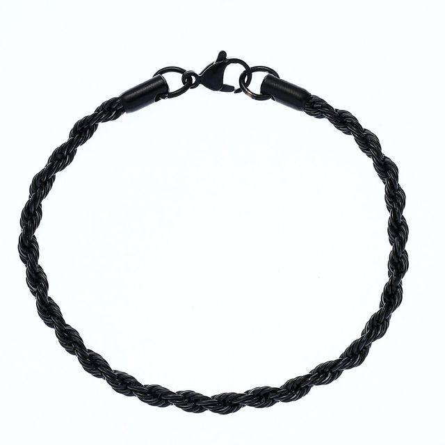 Twisted Rope Chain Bracelet-Fashion Bracelets & Bangles-StylinArts