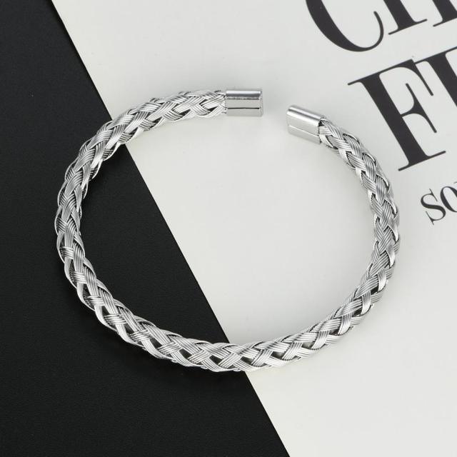 Stainless Steel Men Bracelet-Fashion Bracelets & Bangles-StylinArts