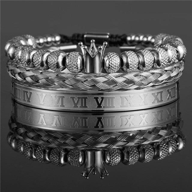 Stainless Steel Men Bracelet-Fashion Bracelets & Bangles-StylinArts