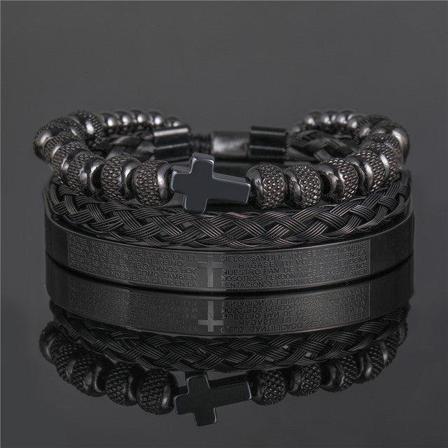 Stainless Steel Men Bracelet-Fashion Bracelets & Bangles-StylinArts