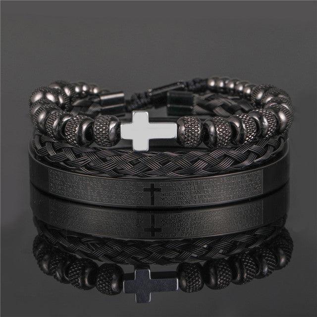 Stainless Steel Men Bracelet-Fashion Bracelets & Bangles-StylinArts