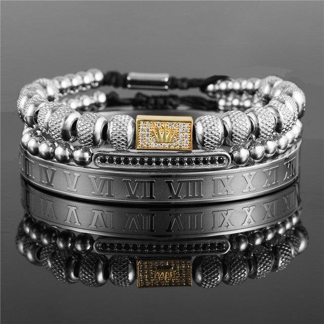 Stainless Steel Men Bracelet-Fashion Bracelets & Bangles-StylinArts