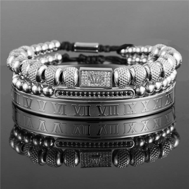 Stainless Steel Men Bracelet-Fashion Bracelets & Bangles-StylinArts