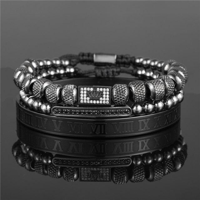 Stainless Steel Men Bracelet-Fashion Bracelets & Bangles-StylinArts