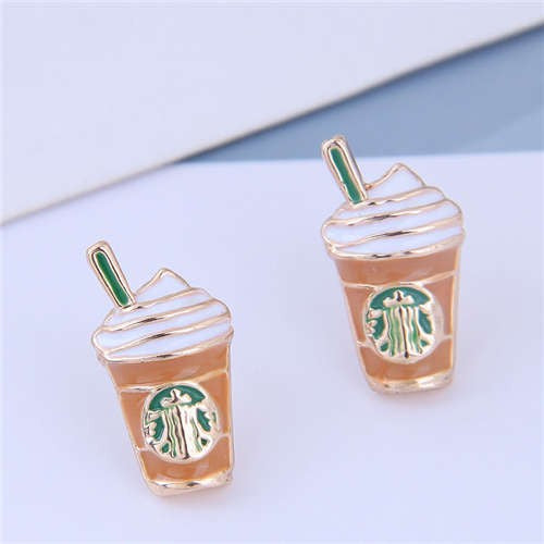 Coffee Cup Chic Earrings-Fashion Earrings-StylinArts