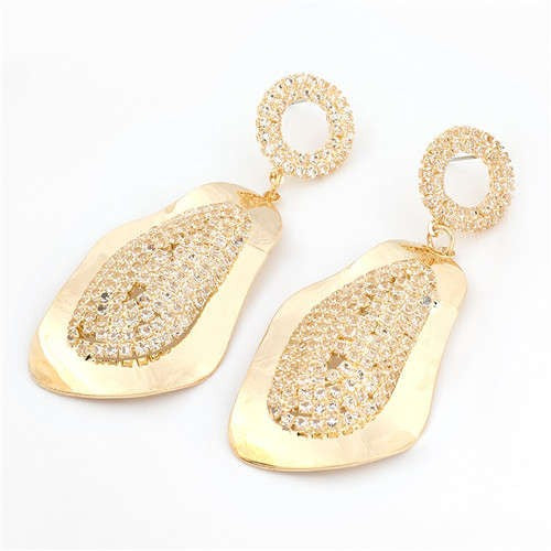 Golden Papaya Elegance-Fashion Earrings-StylinArts
