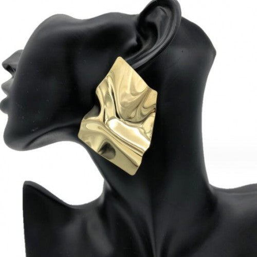 Nigerian Fold Earrings-Fashion Earrings-StylinArts