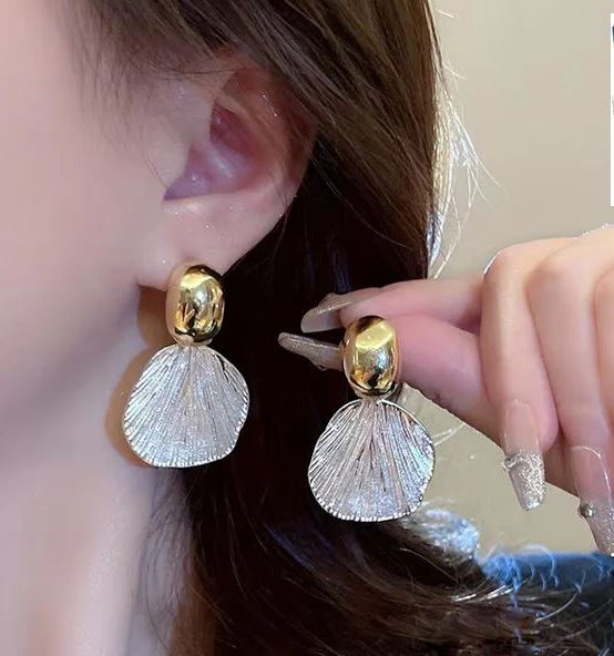 Seashell Chic Studs-Fashion Earrings-StylinArts