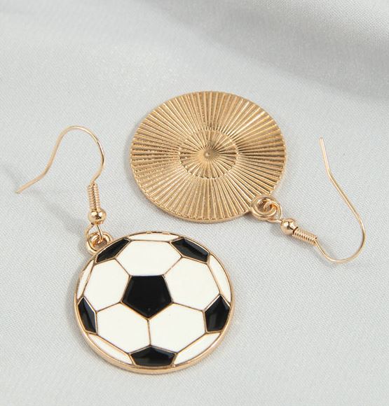 Soccer Chic Earrings-Fashion Earrings-StylinArts
