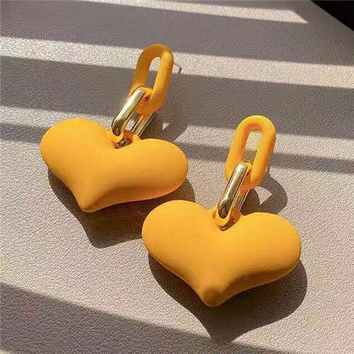 Sunny Heart Studs-Fashion Earrings-StylinArts