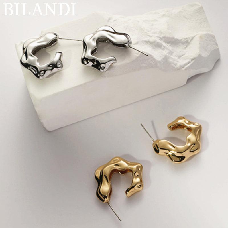 Simply Copper Type Earrings-Fashion Earrings-StylinArts