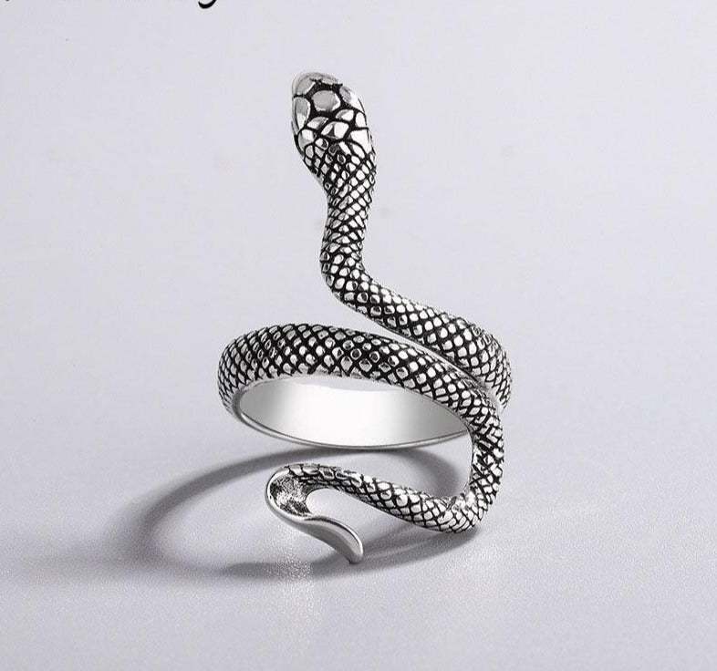 Snake Design Ring-Fashion Rings-StylinArts