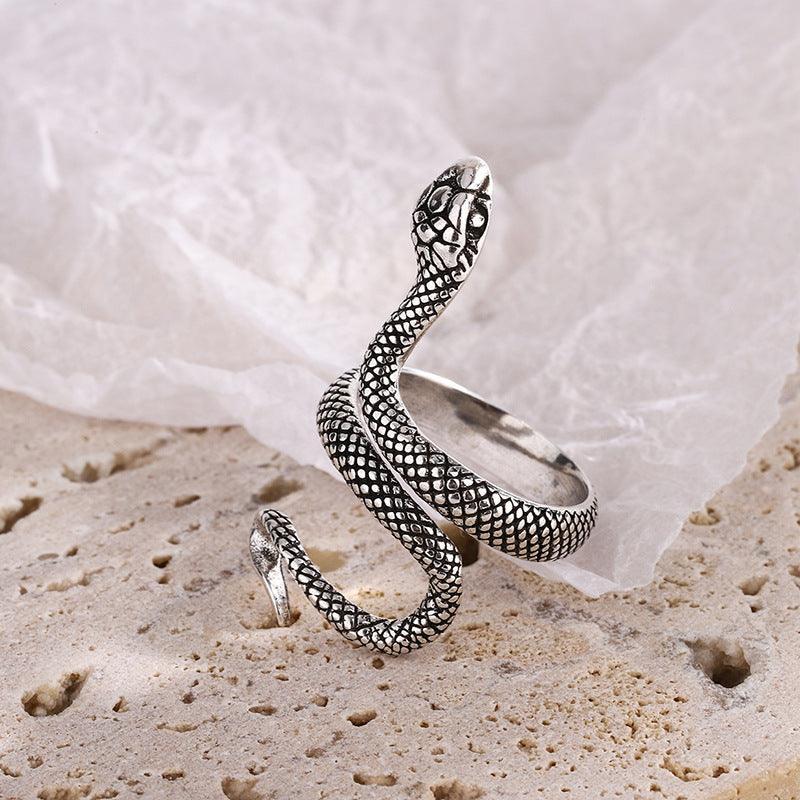 Snake Design Ring-Fashion Rings-StylinArts