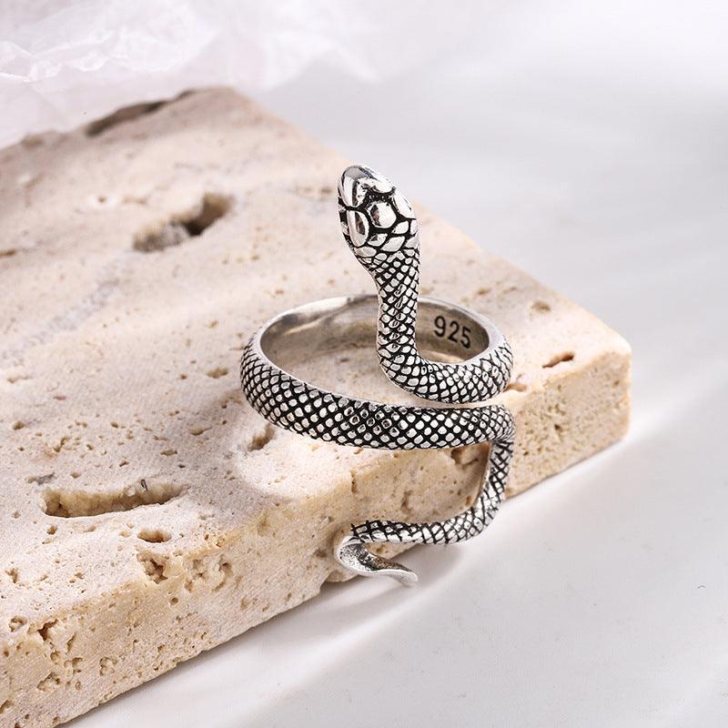 Snake Design Ring-Fashion Rings-StylinArts