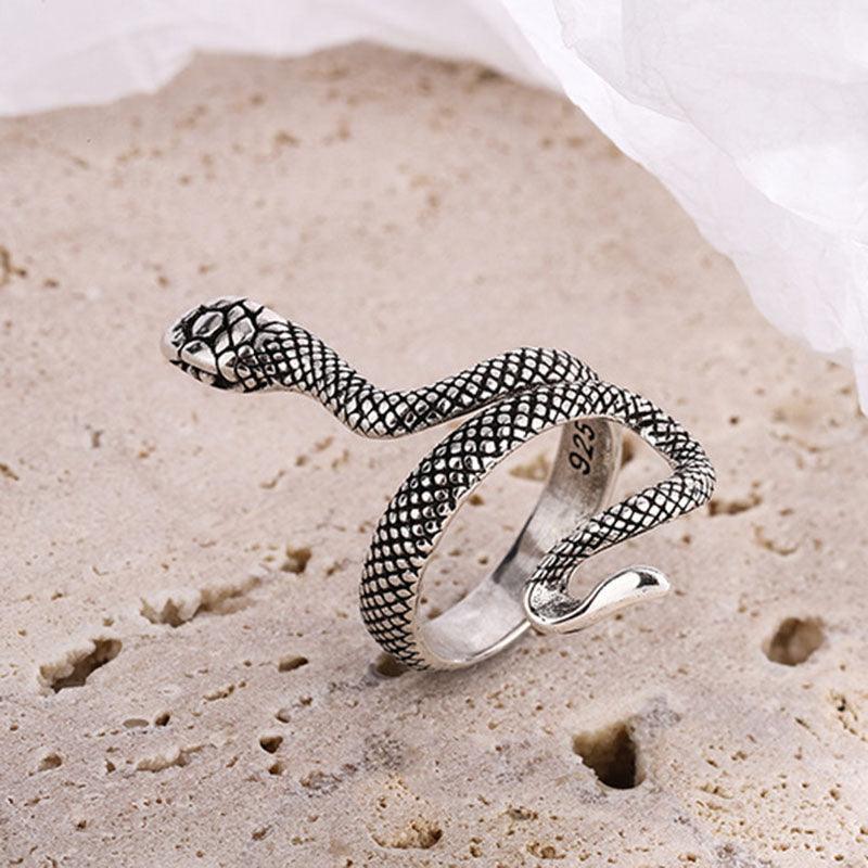 Snake Design Ring-Fashion Rings-StylinArts