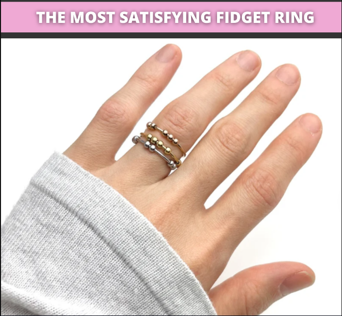 Fidget Beads Ring-Fashion Rings-StylinArts
