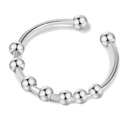 Fidget Beads Ring-Fashion Rings-StylinArts
