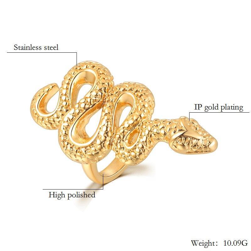 Serpent Snake RIng-Fashion Rings-StylinArts