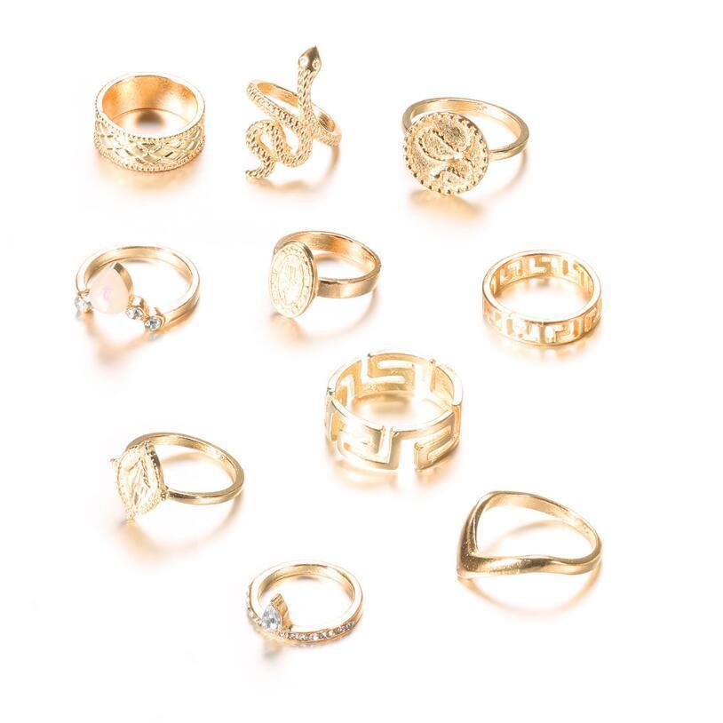 Snake Charmer Ring-Fashion Rings-StylinArts