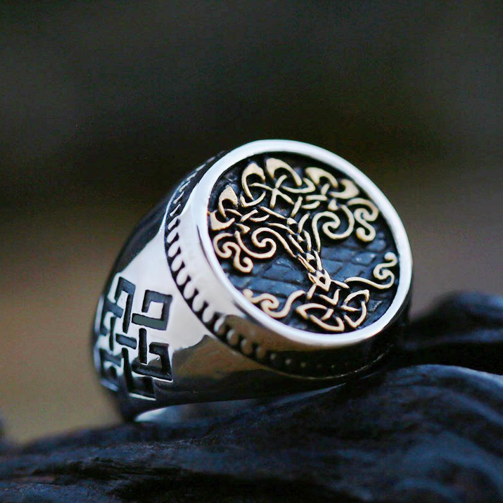 Vintage Nordic Ring-Fashion Rings-StylinArts