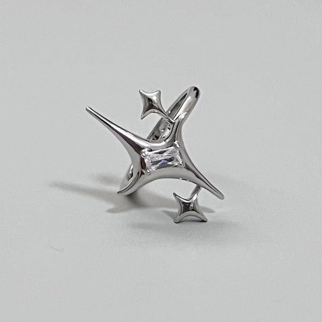 Shiny Unisex Crystal Rings-Fashion Rings-StylinArts