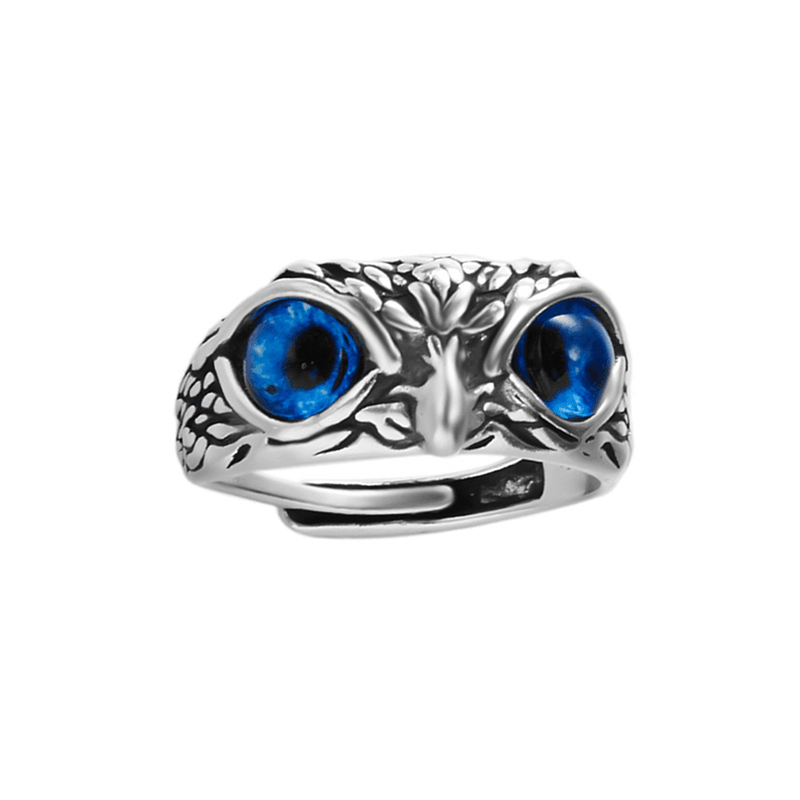 Adjustable Owl Alloy Ring-Fashion Rings-StylinArts