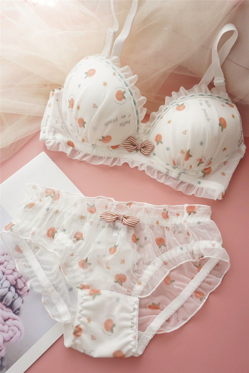 Sweet Delights Cotton Bra Set - StylinArts-Bras and Briefs-StylinArts