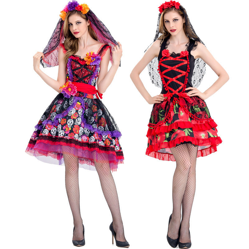 Day of the Dead Diva – Vibrant Dia de los Muertos Costume-Intimate Roleplay Outfits-StylinArts