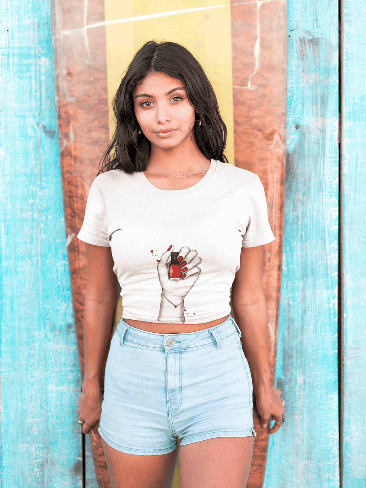 Fashion Passion Cropped Tee-Cropped Tees-StylinArts