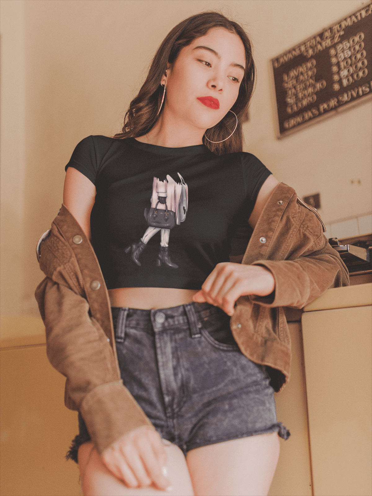 Self-Love Cropped Tee-Cropped Tees-StylinArts