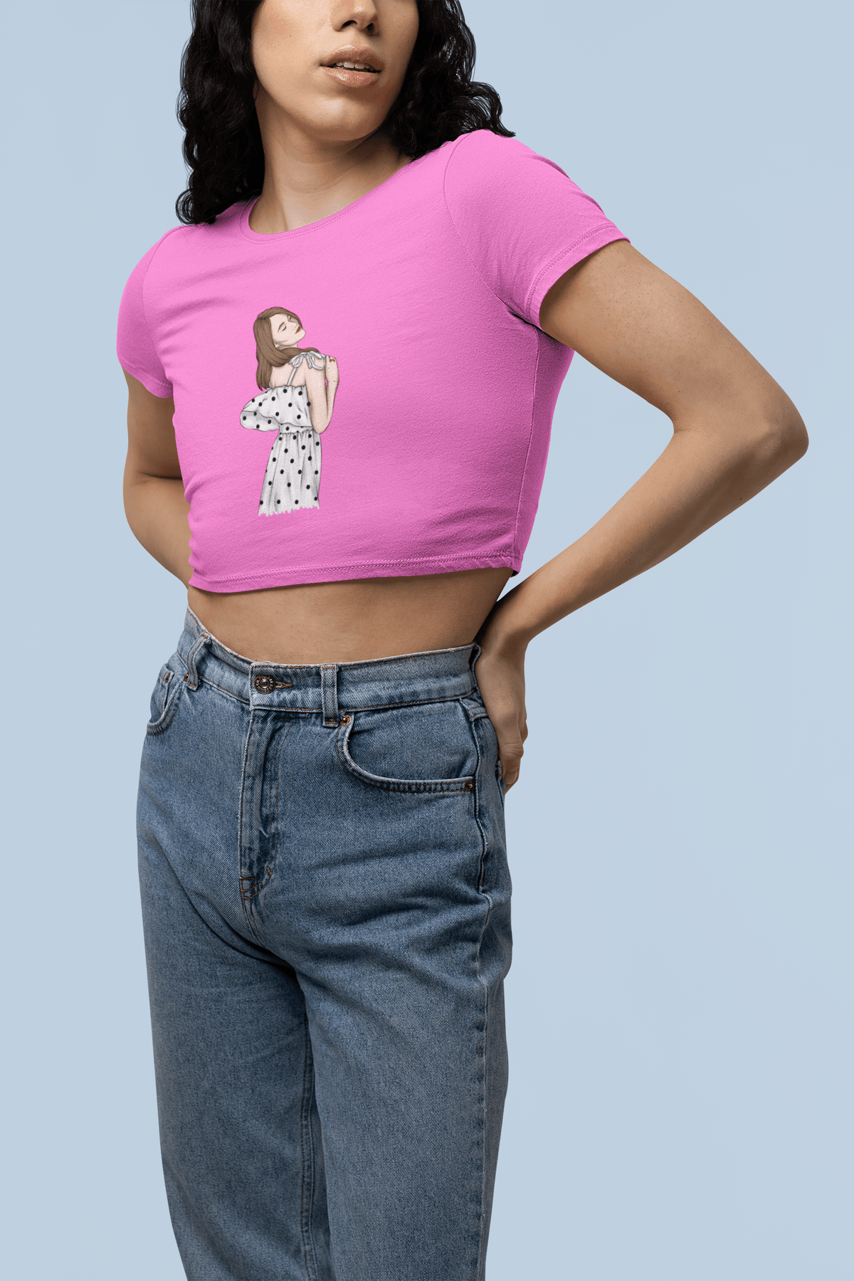 Bold Swagger Cropped Tee-Cropped Tees-StylinArts