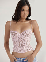 Lace Babes Camisole Fishbone Top