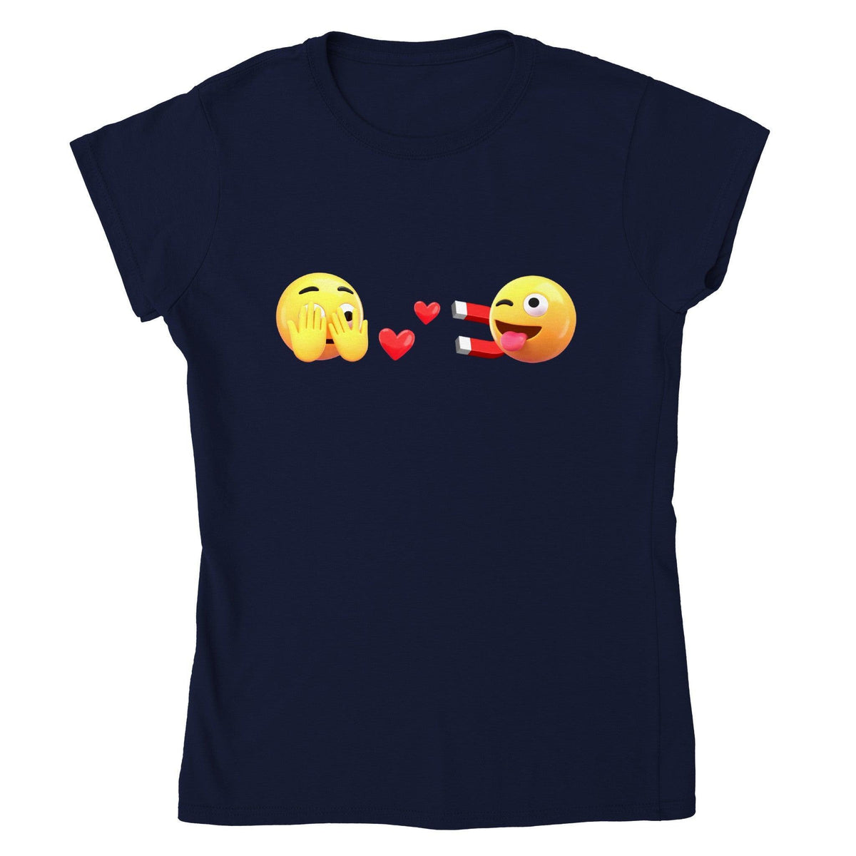 Charming Flirting Emoji Tee-Regular Fit Tee-StylinArts