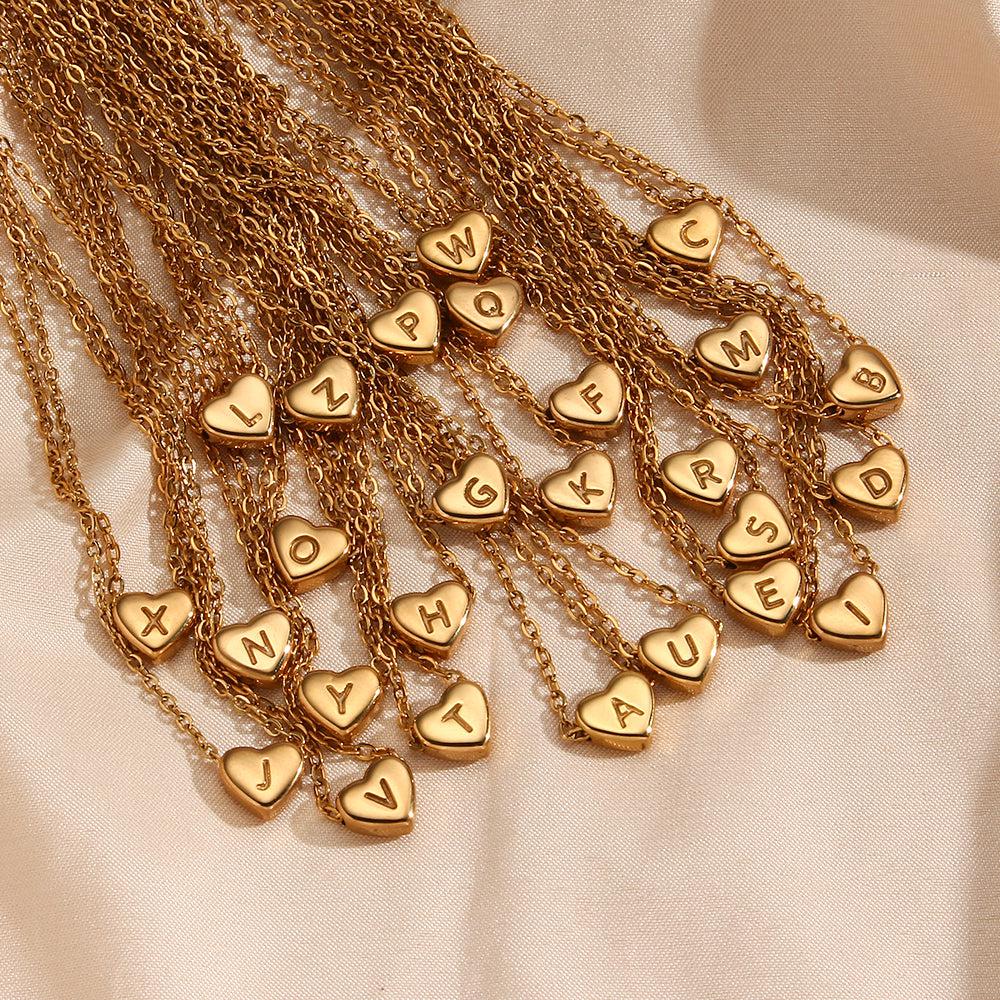 Elysian Love Heart-Shaped Pendant Necklace-Necklace-StylinArts