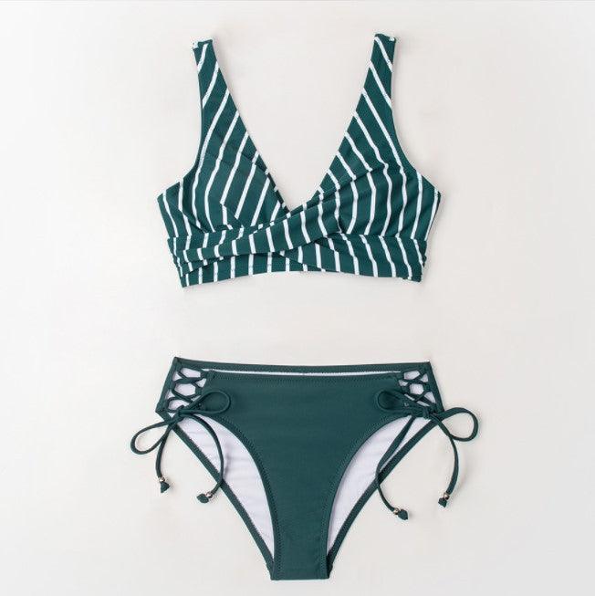 Siren Allure Swimwear Set-Retro Bikini-StylinArts