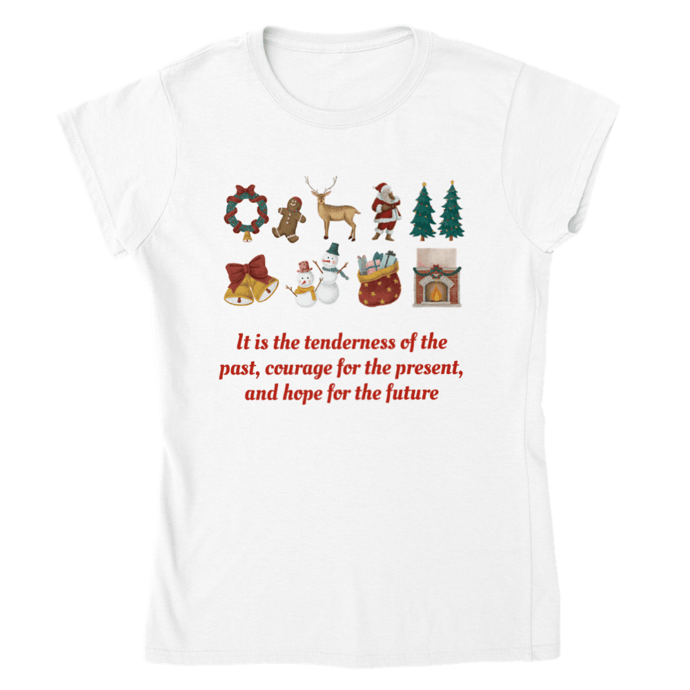 Christmas Quote Womens T-shirt - StylinArts