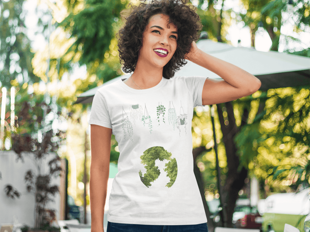 Green Earth healing Womens tshirt-Regular Fit Tee-StylinArts