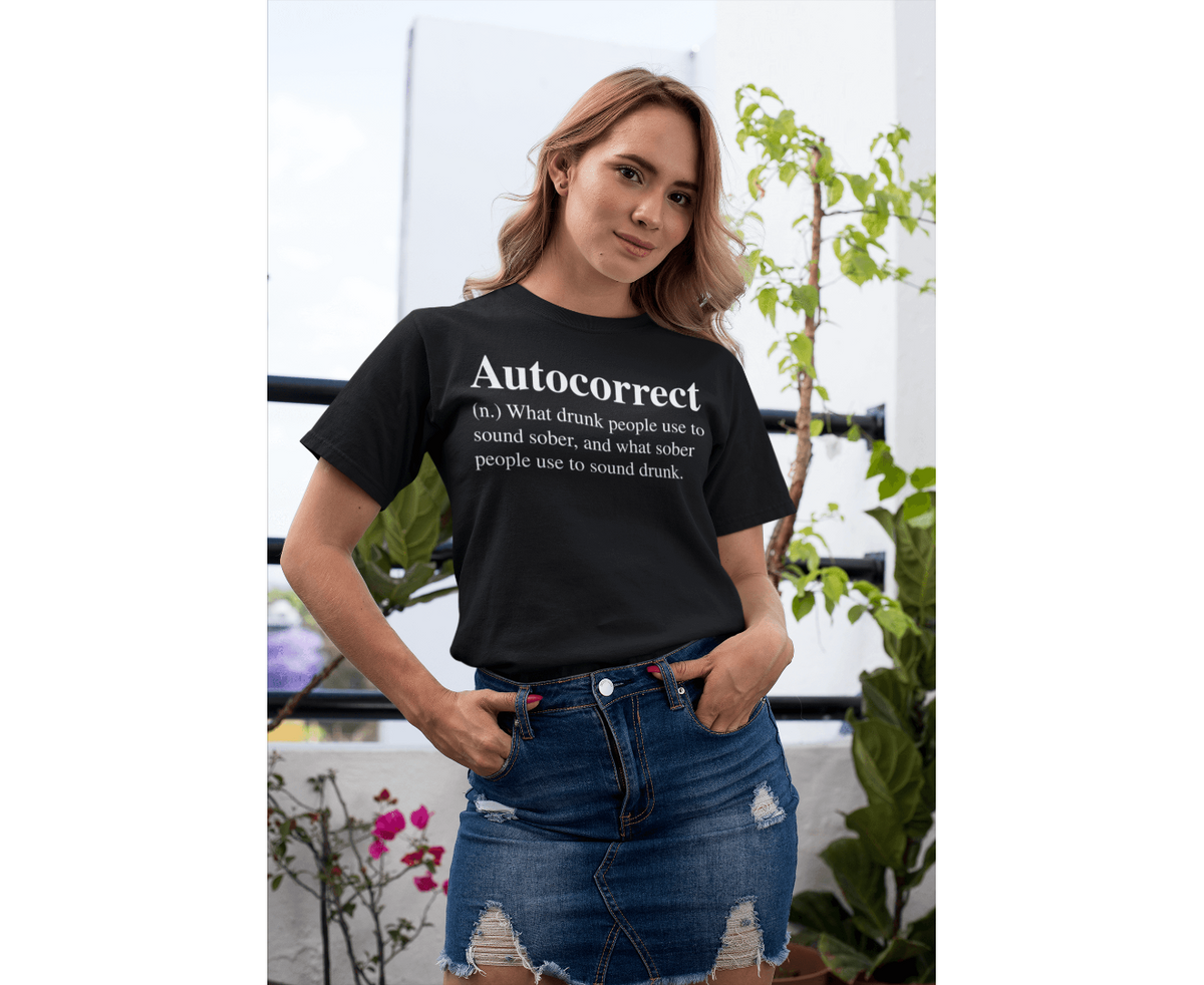 Autocorrect Woes T-Shirt-Regular Fit Tee-StylinArts