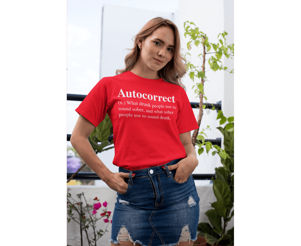 Autocorrect Woes T-Shirt-Regular Fit Tee-StylinArts