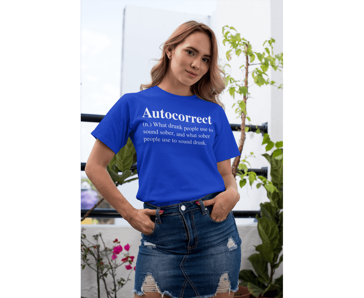 Autocorrect Woes T-Shirt-Regular Fit Tee-StylinArts