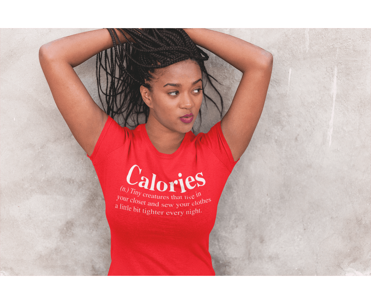 Definition - Calories T-shirt-Regular Fit Tee-StylinArts