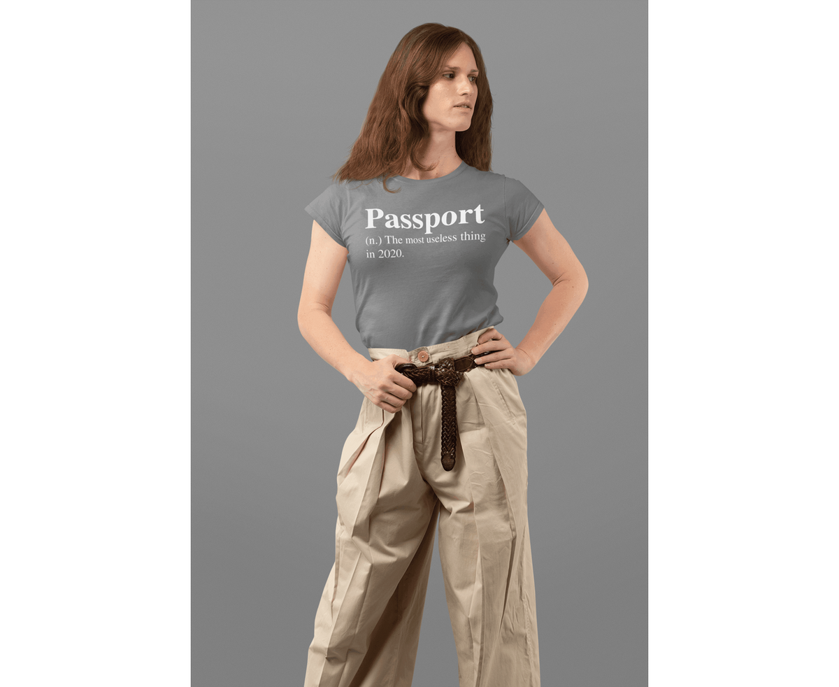 Passport T-shirt-Regular Fit Tee-StylinArts