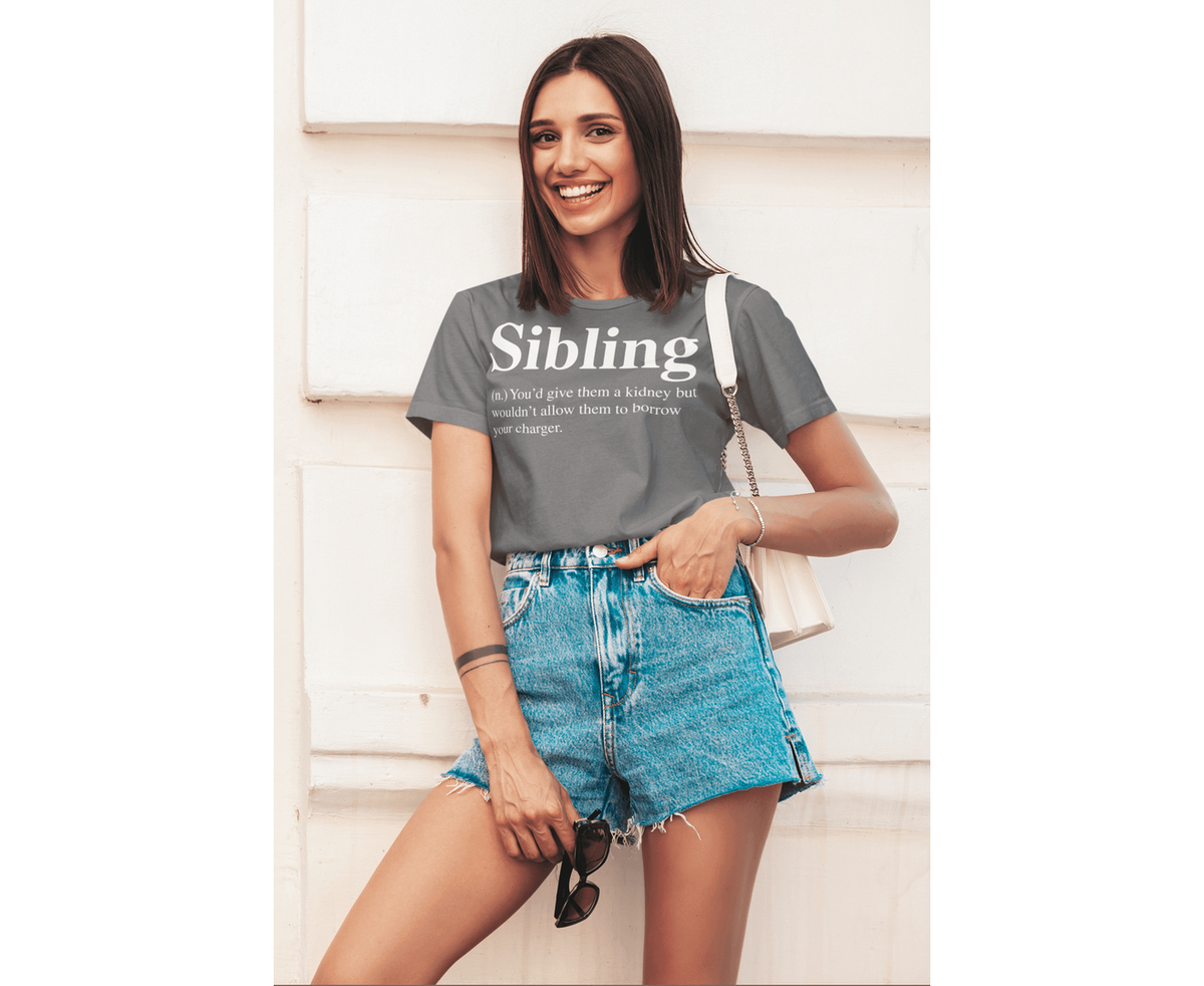 Sibling T-shirt-Regular Fit Tee-StylinArts