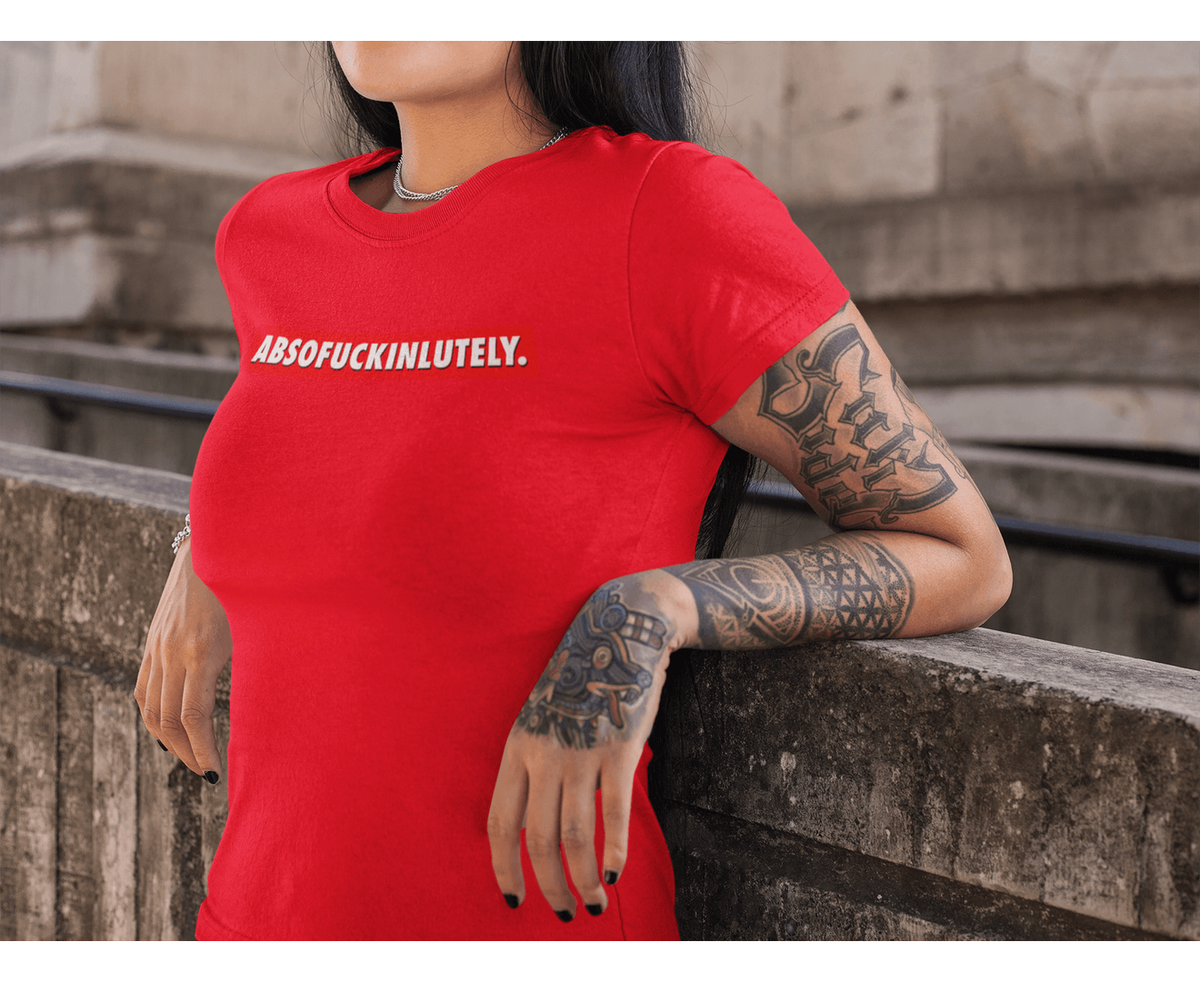 absofuckinlutely T-shirt-Regular Fit Tee-StylinArts