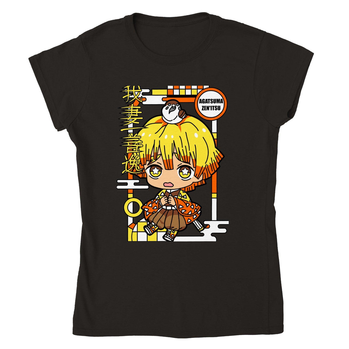 Anime Agatsuma Zen Itsu T-shirt-Regular Fit Tee-StylinArts